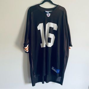 Cleveland Browns NFL Reebok Adult Brown Football Jersey #16 Cribbs Size 2XL